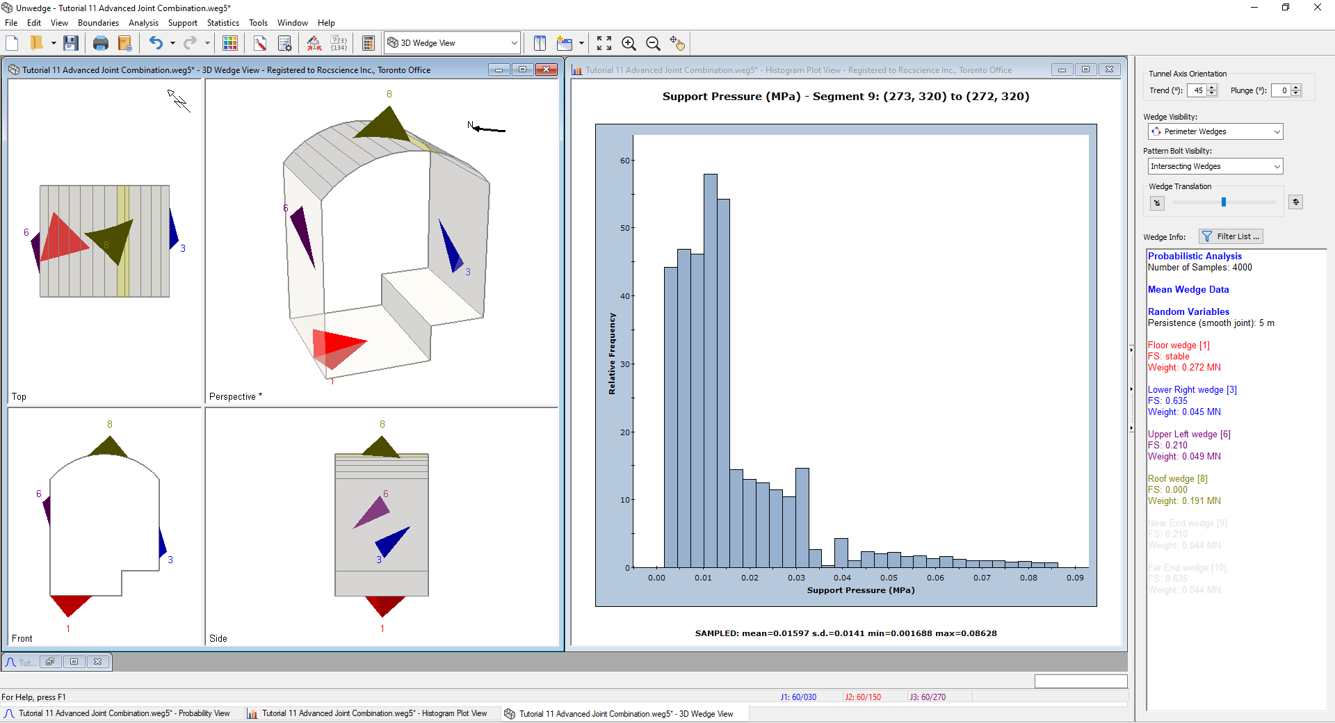 3D Wedge Model View