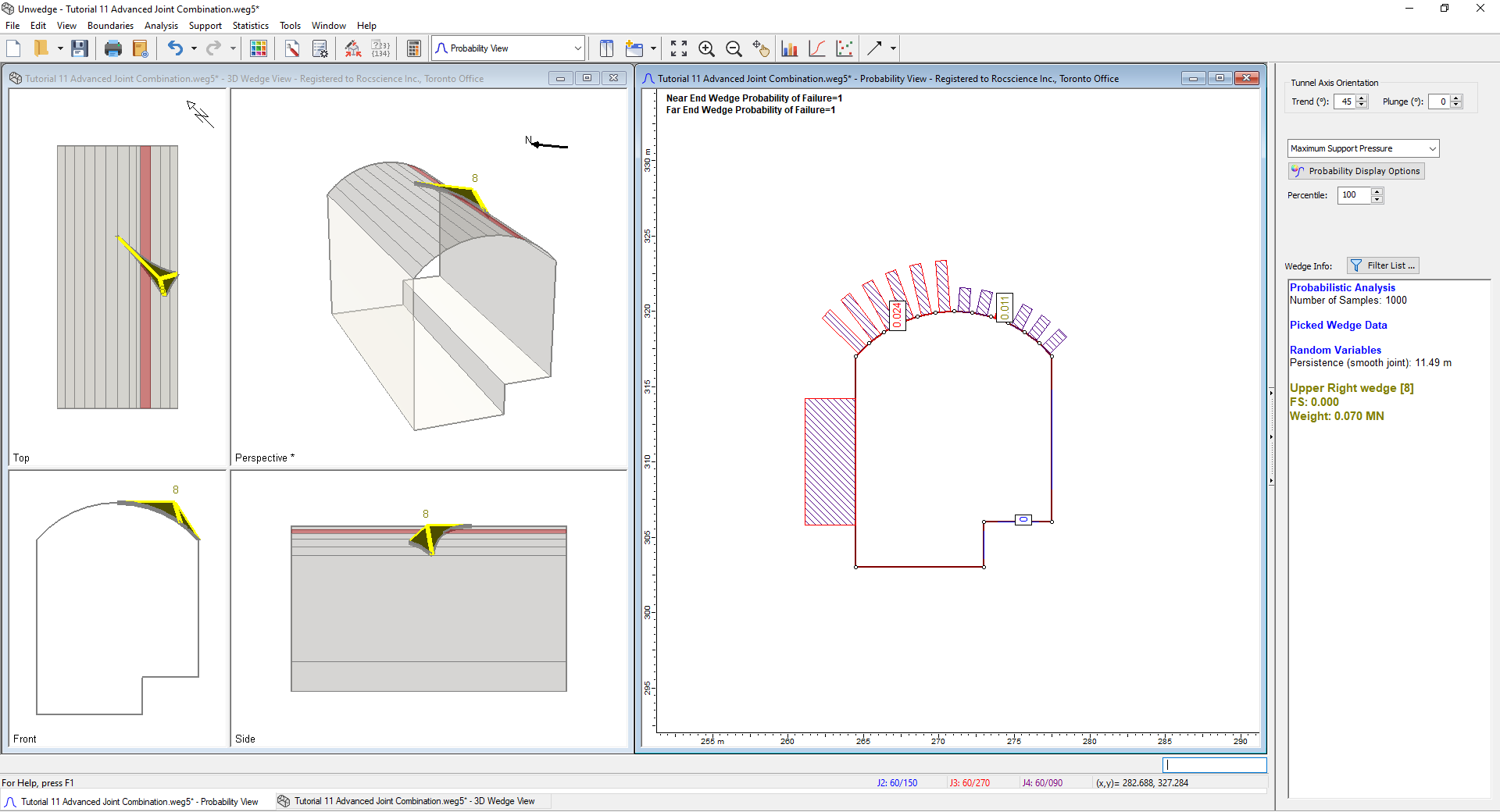 3D Wedge Model View