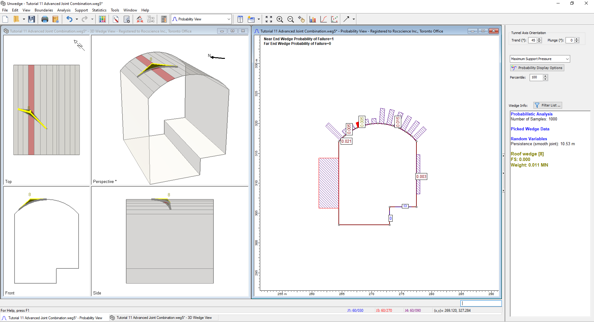 3D Wedge Model View