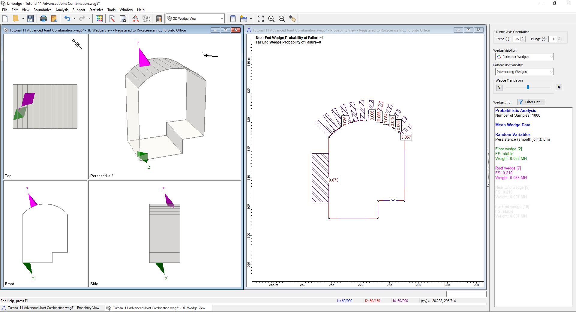 3D Wedge Model View