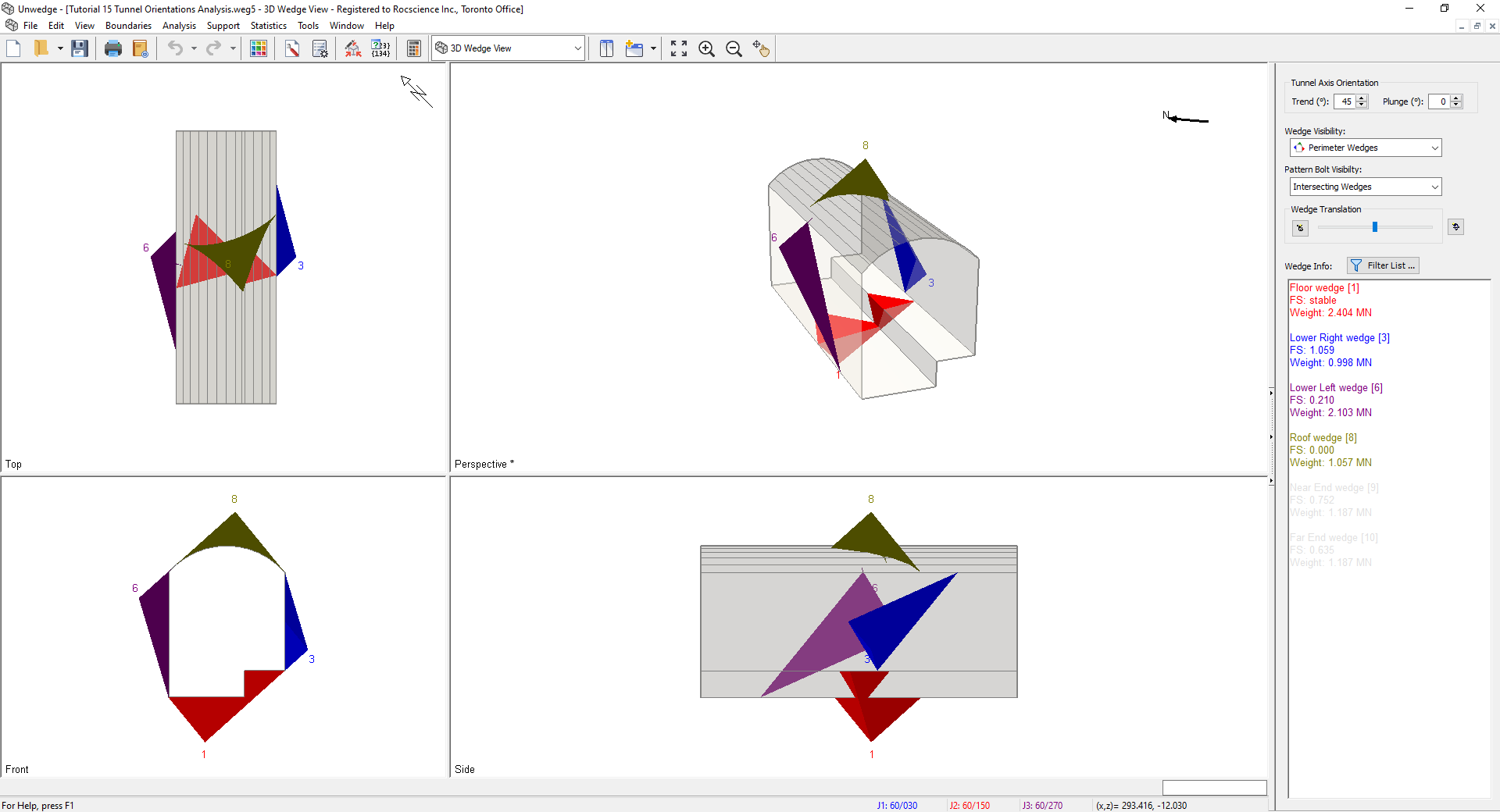 3D Wedge Model View