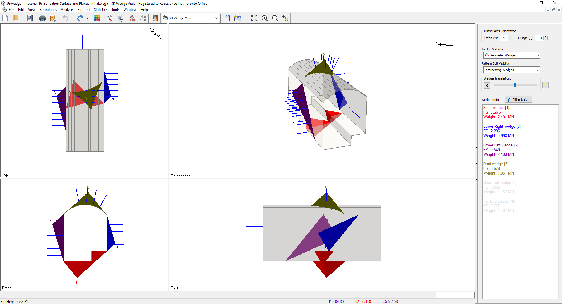 3D Wedge Model View