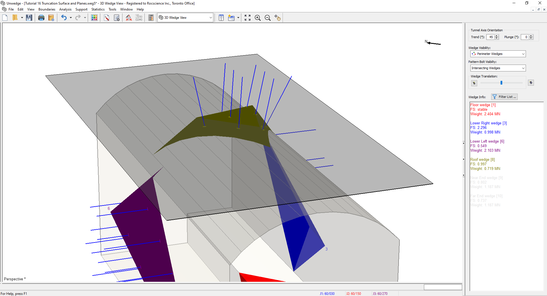 3D Wedge Model View