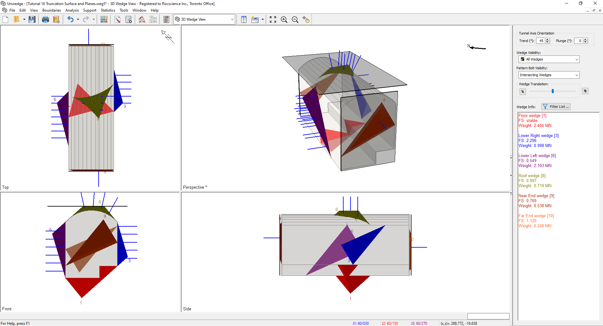 3D Wedge Model View