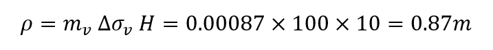 Primary Consolidation Equation 8