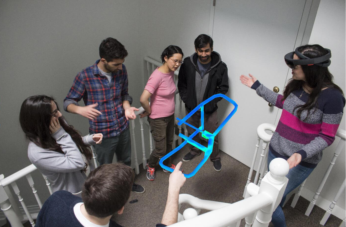 HoloLens in action HoloLens in action
