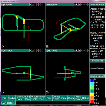 Examine Figure 2: Underground ramp in Examine.