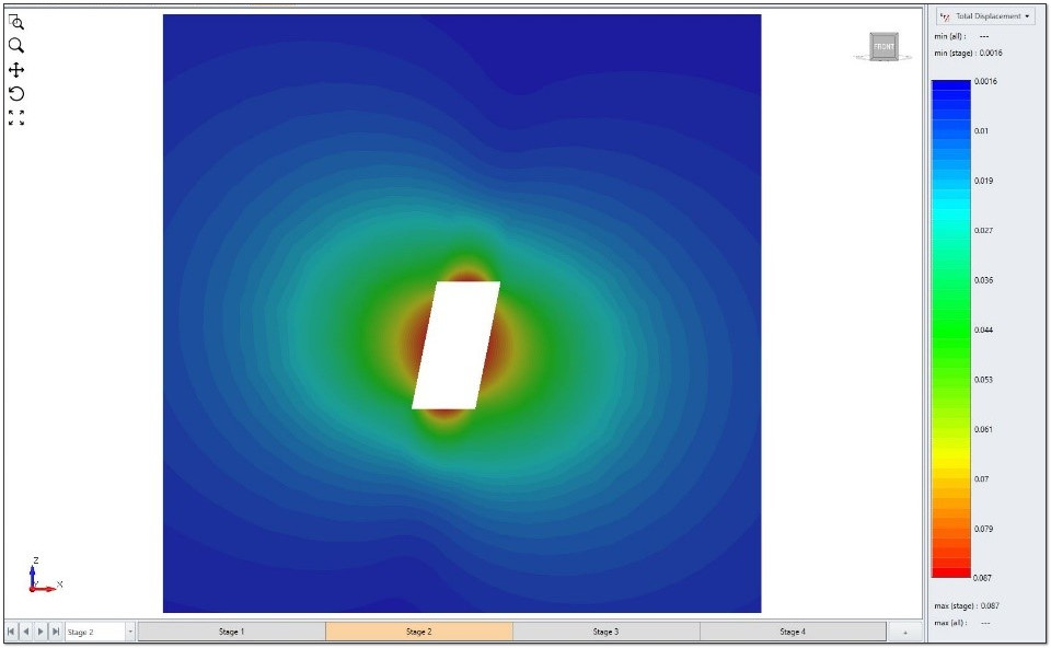 Stage 2 - Total Displacement