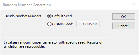 Random Number Generator dialog