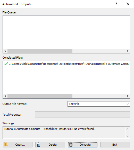 Automated Compute text file