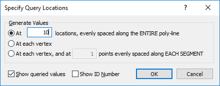 Specify Query Locations dialog box
