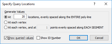 Specify Query Locations dialog box