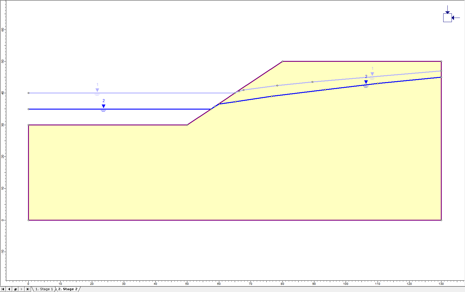 Image of model after selecting Soil 1