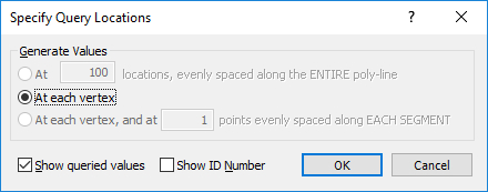 Specify Query Locations dialog box