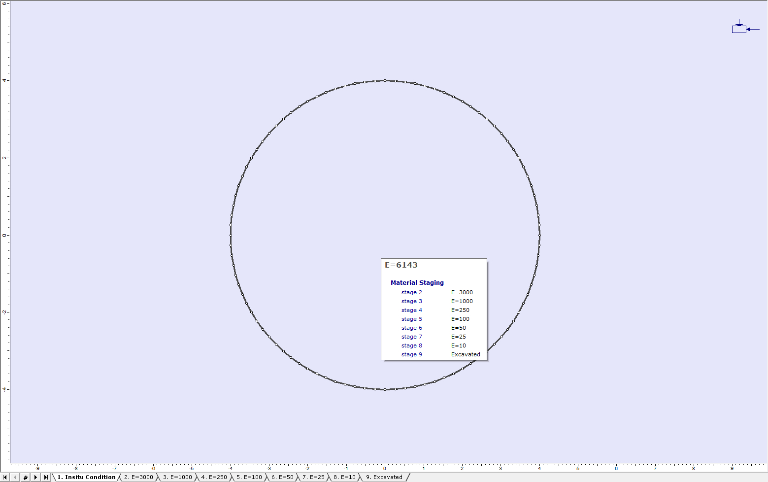 Image of model of excavation