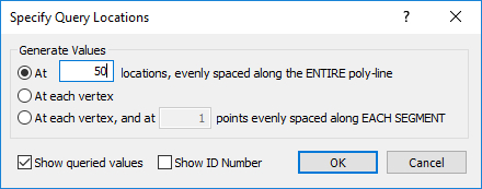 Specify Query Locations dialog box