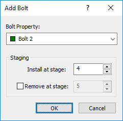 Add Bolt dialog box
