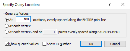 Specify Query Locations dialog box