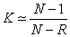 Fisher K value equation