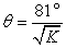 Equation to estimate Fisher distribution