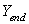 Variable representing the vertical coordinate of the end vertex