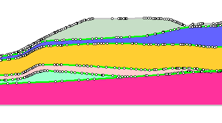 Slope Model with geometry defined by too many vertices
