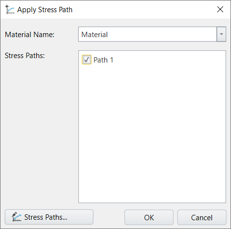 Apply stress paths simulation