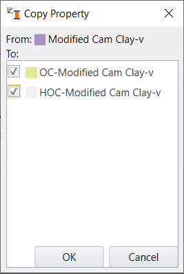 Copy Property dialog