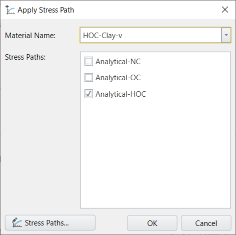 Add Stress Path dialog box