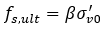 The ultimate unit skin (frictional) resistance equation