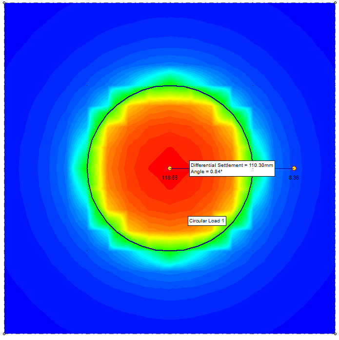 Differential Settlement between two query points