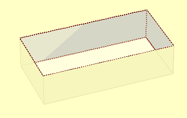 Excavation in 3D view