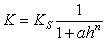 Gardner Permeability Function Equation