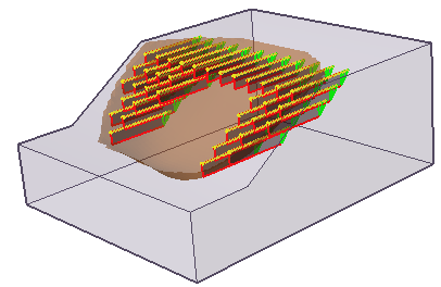 Bolt force diagrams displayed for bolt pattern